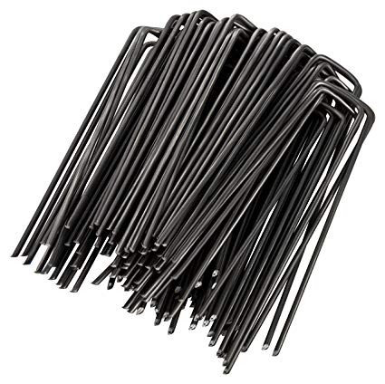 U-SHAPED GROUND STAKES - 100 PCS - Pond and Pet Direct